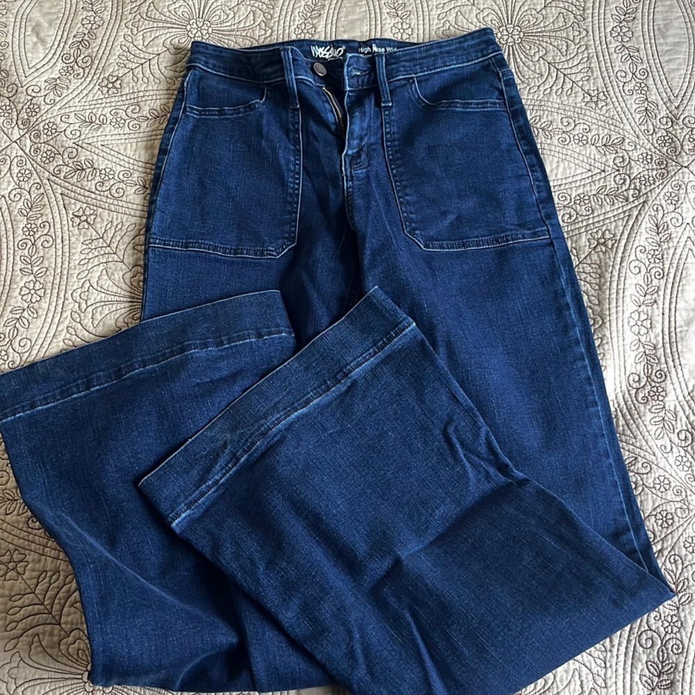 Mossimo Denim High Rise Wide Leg Jeans